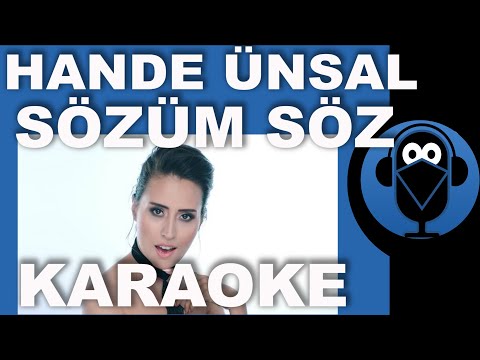Hande Ünsal - Sözüm Söz / KARAOKE / Sözleri / Lyrics / ( Cover )