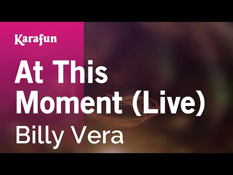 Billy Vera - At This Moment (live)