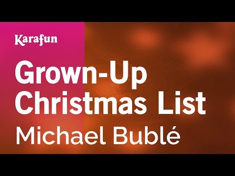 Michael Bublé - Grown-Up Christmas List