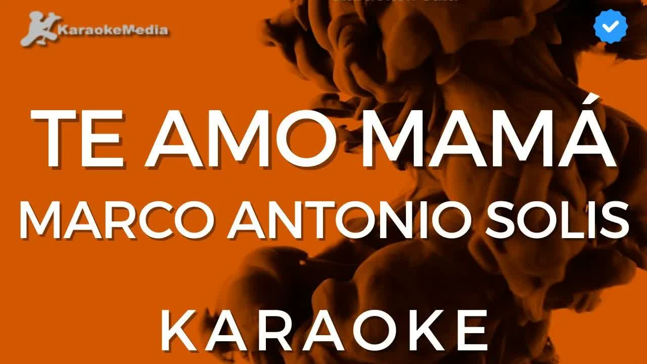Marco Antonio Solis - Te amo mamá [Los Bukis]