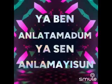 Ya ben anlatamadum