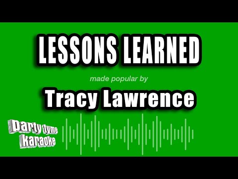 Tracy Lawrence - Lessons Learned