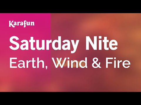 Earth, Wind & Fire - Saturday Nite