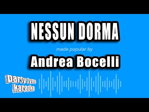 Andrea Bocelli - Nessun Dorma