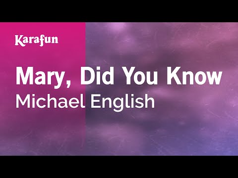 Michael English - Mary, Did You Know