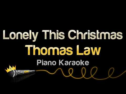 Thomas Law - Lonely This Christmas (Piano Karaoke Version)