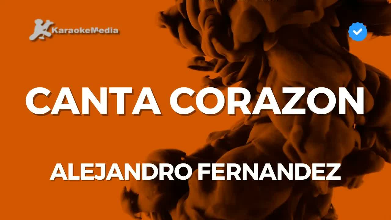 Alejandro Fernández - Canta corazón (Versión directo)