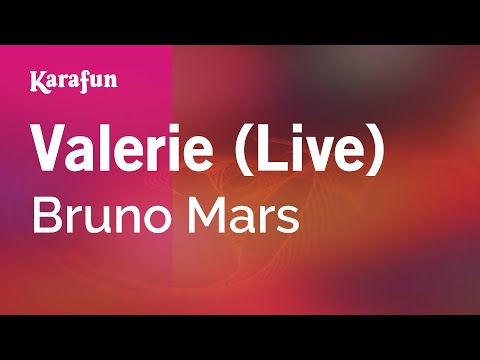 Bruno Mars - Valerie (live)