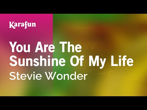 Stevie Wonder - You Are the Sunshine of My Life