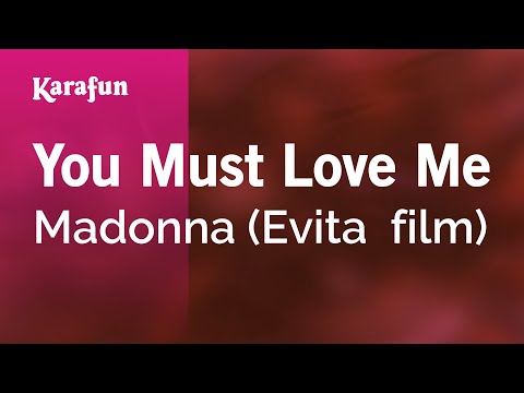 Evita (film) (Madonna) - You Must Love Me