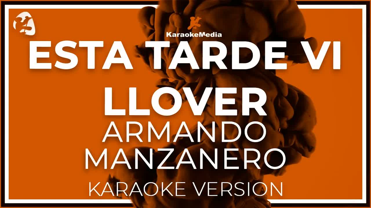Esta tarde vi llover Armando Manzanero | Instrumental y letra