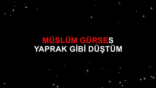 Müslüm Gürses YAPRAK GİBİ DÜŞTÜM