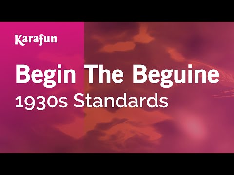 1930s Standards - Begin the Beguine