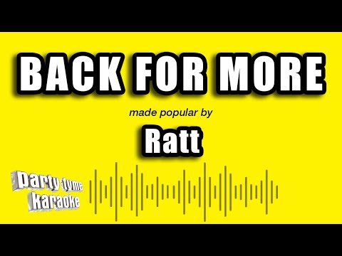 Ratt - Back For More