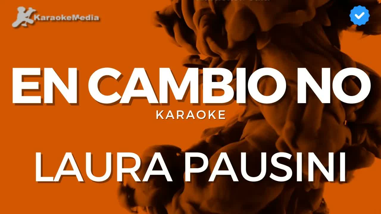 Laura Pausini - En cambio no | Instrumental
