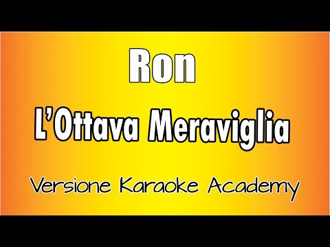 Ron - L'ottava meraviglia()