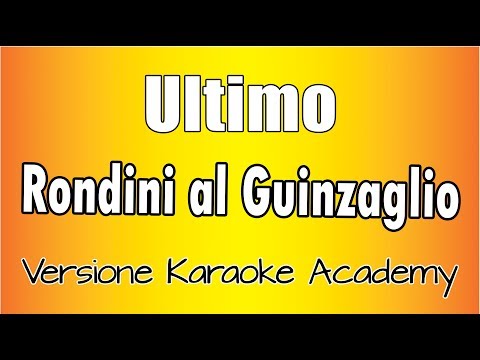 Ultimo - Rondini al Guinzaglio