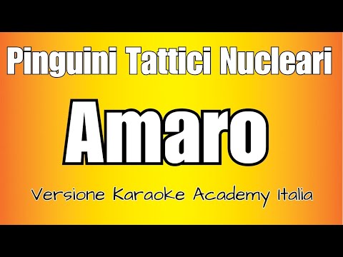 Pinguini Tattici Nucleari - Amaro