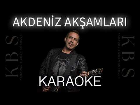 Haluk Levent - Akdeniz Akşamları | (Kaliteli Karaoke - 3 Farklı Ton Seçeneğiyle)