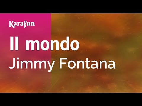 Jimmy Fontana - Il mondo