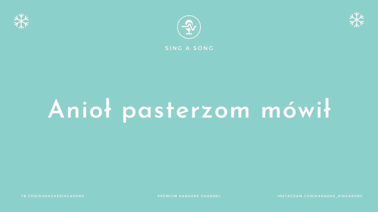 Kolęda Anioł pasterzom mówił