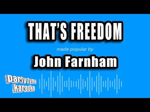 John Farnham - That's Freedom