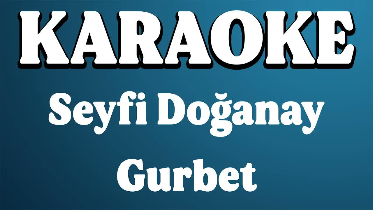 Seyfi Doğanay - Gurbet (Vokalli)