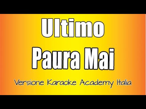 Ultimo - Paura Mai