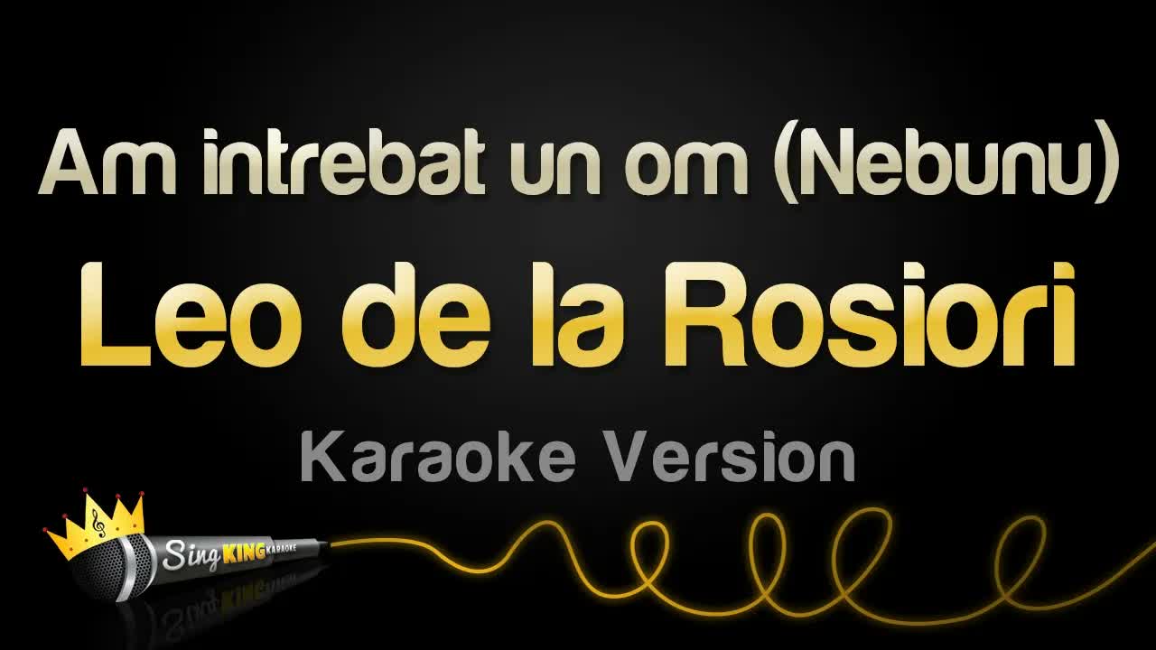 Leo de la Rosiori - Am intrebat un om (Nebunu)