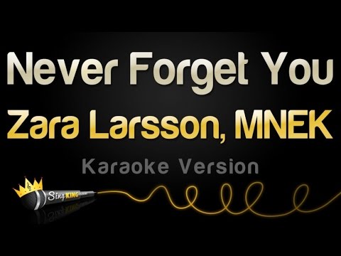 Zara Larsson, MNEK - Never Forget You