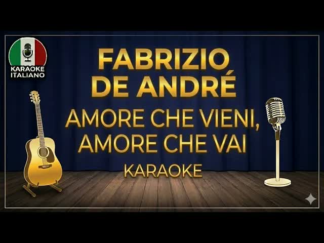 Fabrizio De André - Amore che vieni, amore che vai |