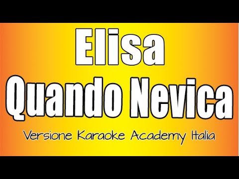 Elisa - Quando Nevica