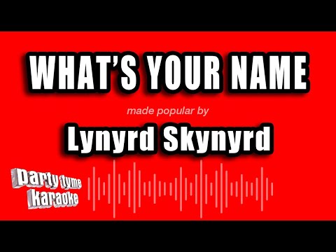 Lynyrd Skynyrd - What's Your Name