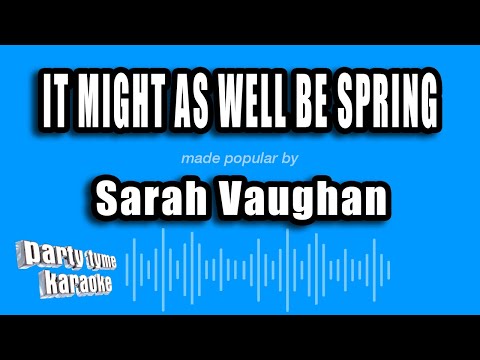 Sarah Vaughan - It Might As Well Be Spring
