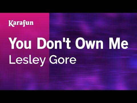Lesley Gore - You Don't Own Me