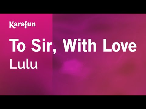 Lulu - To Sir, With Love