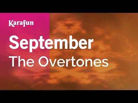 The Overtones - September