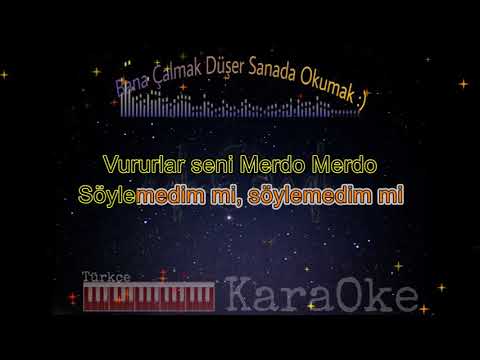 Merdo Merdo Karaoke (Koray Avcı)Türkçe Piano Karaoke Hızlı Versiyon