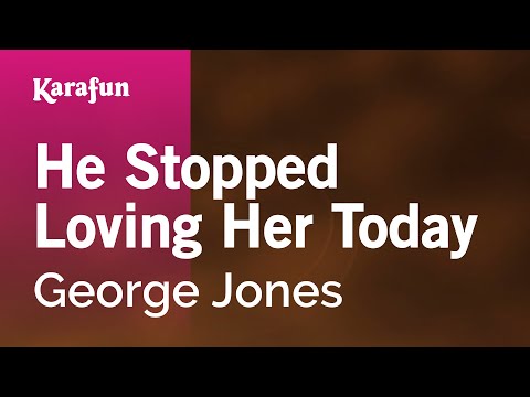 George Jones - He Stopped Loving Her Today