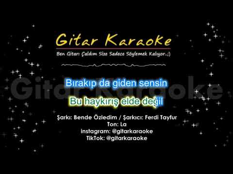Ferdi Tayfur - Bende Özledim Bende