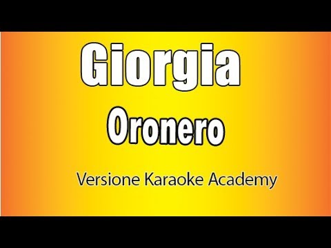 Giorgia - Oronero