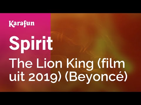 The Lion King (2019 film) (Beyoncé) - Spirit