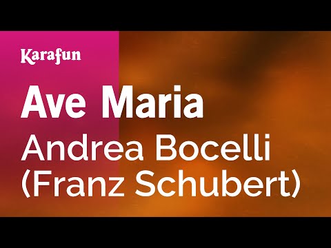 Andrea Bocelli (Franz Schubert) - Ave Maria