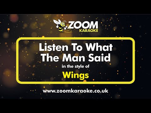 Wings - Listen To What The Man Said