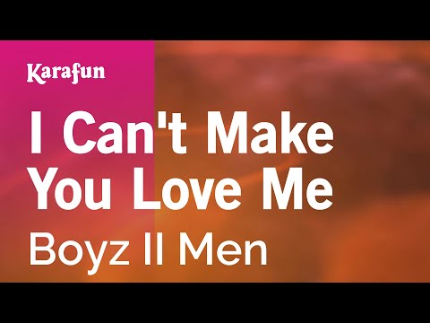 Boyz II Men - I Can't Make You Love Me