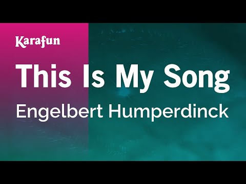 Engelbert Humperdinck - This Is My Song