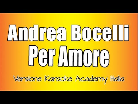 Andrea Bocelli - Per Amore