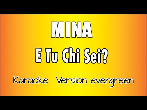 MINA - E tu chi sei?