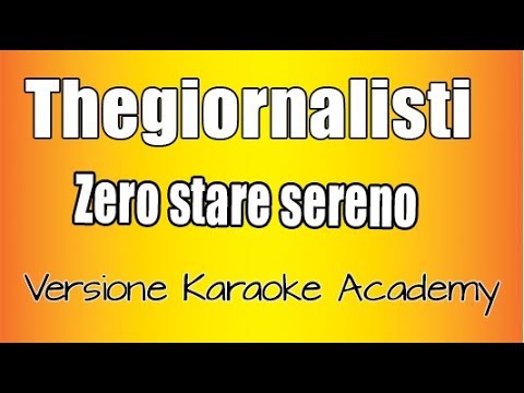 Thegiornalisti - Zero Stare sereno