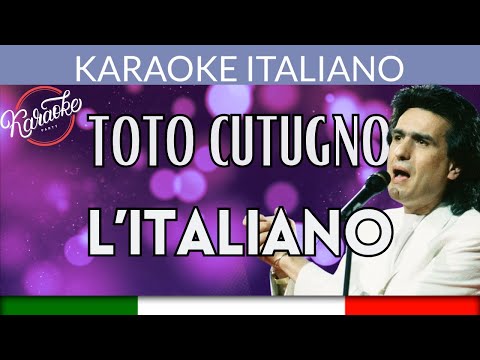 Toto Cutugno - L’italiano (versione strumentale con testo)